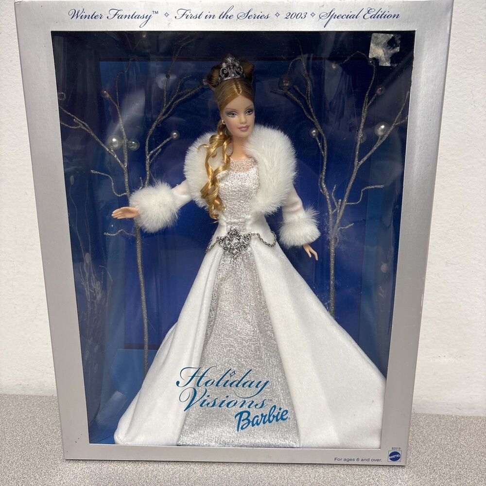 Barbie Holiday Visions Winter Fantasy Special Edition Doll,  2003 Unopened, READ